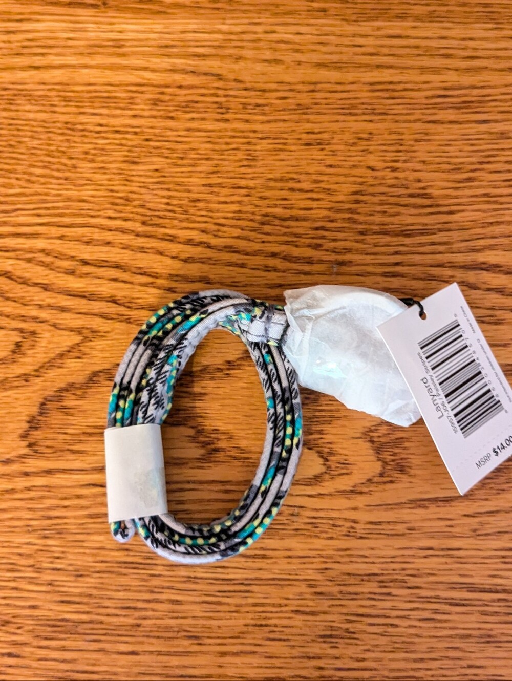 Vera Bradley Paisley Stripes Lanyard NWT